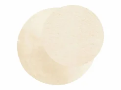 Alfombra De Cocina|Alfombra De Cocina|Alfombra HUARTE de pelo corto suave y lavable color crema Ø 120 cm
