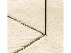Alfombra De Cocina|Alfombra De Cocina|Alfombra HUARTE de pelo corto suave y lavable color crema Ø 120 cm