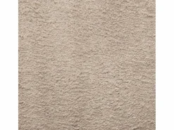 Alfombra HUARTE de pelo corto suave y lavable, color arena, Ø 120 cm^ Outlet