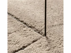 Alfombra HUARTE de pelo corto suave y lavable arena 160x230 cm^ Hot