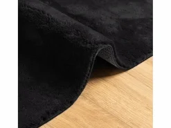 Alfombra De Cocina|Alfombra De Cocina|Alfombra HUARTE de pelo corto suave y lavable negra 160x230 cm