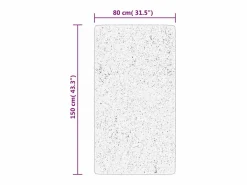 Alfombra HUARTE de pelo corto suave y lavable en 80x150 cm^ Sale