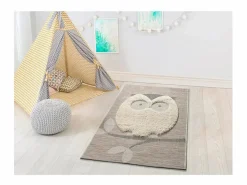 Alfombra interior - infantil buho - - 115 x 170 cm - CHINKY^ Clearance
