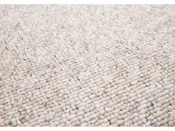 Alfombra interior - liso - crema - 120 x 170 cm - PETRA Beige Clearance