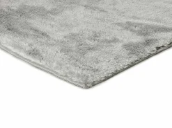 Alfombra Infantil|Alfombra interior - shaggy liso - plata - 140 x 200 cm - ROMA