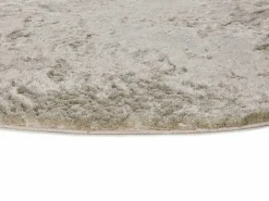 Alfombra Infantil|Alfombra interior redonda - shaggy uni - piedra - diam.120 cm - ROMA