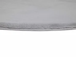 Alfombra interior redonda - shaggy uni - plata - diam.120 cm - FOX^ Outlet