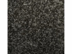 Alfombra ISTAN de pelo largo, aspecto antracita brillante, Ø 160 cm Gris Best