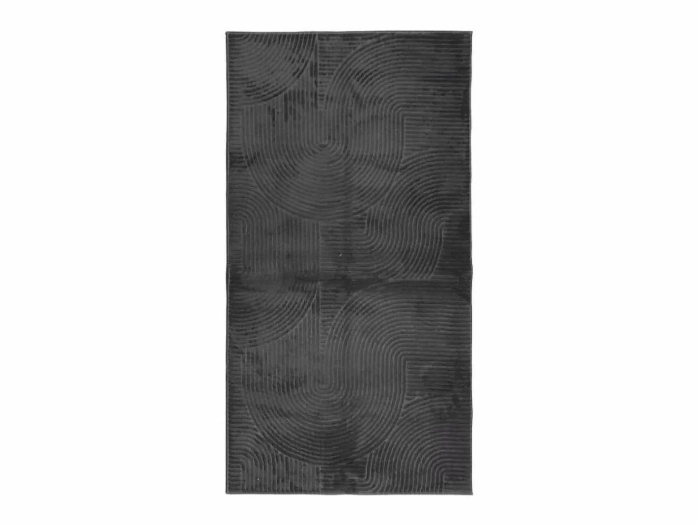 Alfombra De Cocina|Alfombra De Cocina|Alfombra IZA de pelo corto de estilo escandinavo en color antracita 80x150 cm