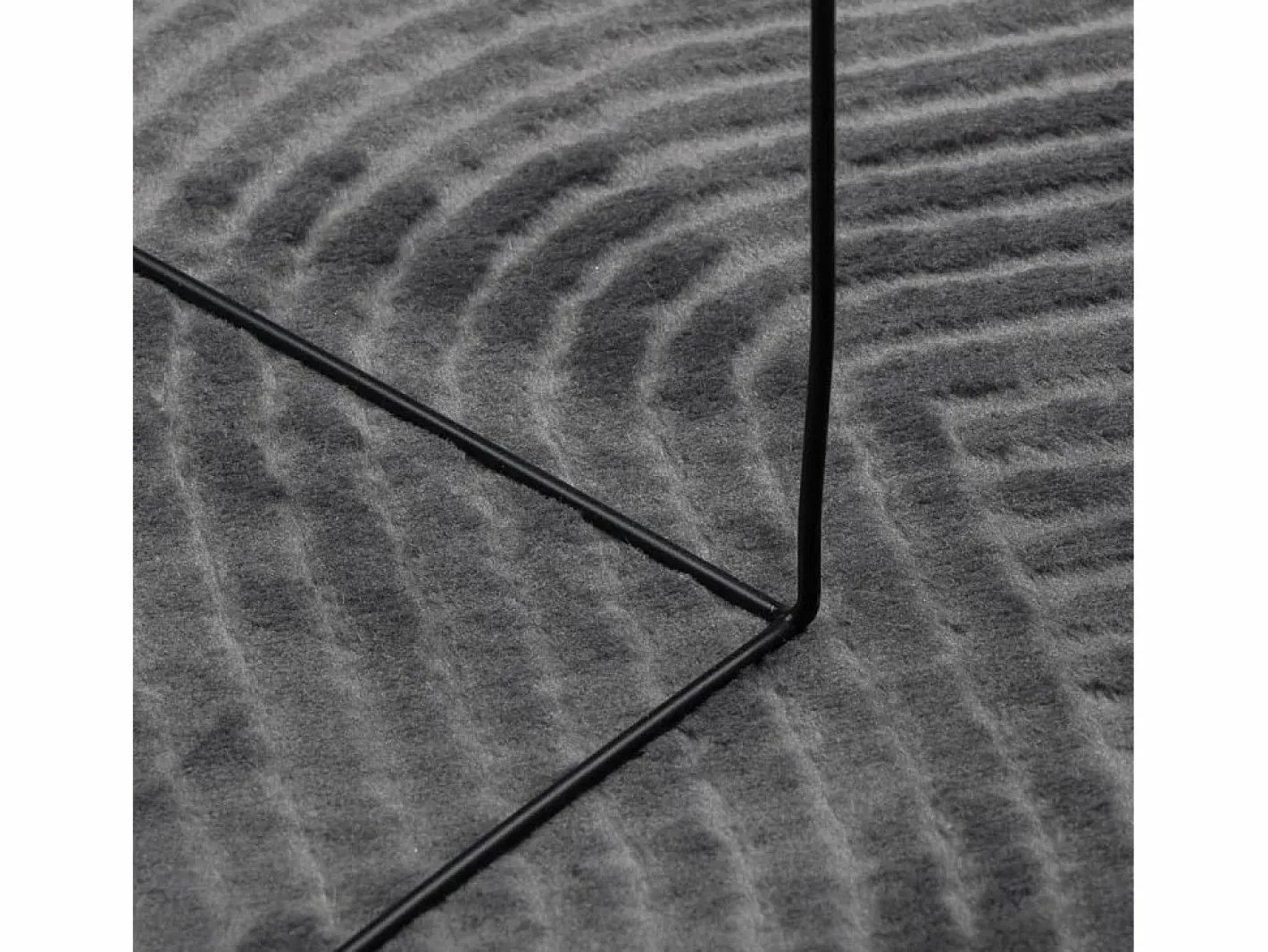 Alfombra De Cocina|Alfombra De Cocina|Alfombra IZA de pelo corto de estilo escandinavo en color antracita 80x150 cm