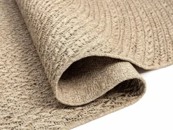 the carpet Alfombra Kansas Exterior Interior Aspecto Yute Resistente intemperie - Naturaleza - 240 x 340 cm Color natural claro Clearance