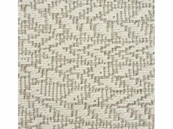 the carpet Alfombra Kansas Exterior Interior Aspecto Yute Resistente intemperie - - 120 cm, redondo Crema Outlet