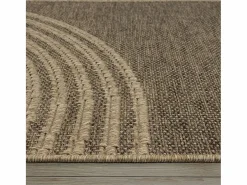 Alfombra Kansas Exterior Interior Aspecto Yute diseño Resistente intemperie - Naturaleza - 60 x 180 cm^the carpet Hot