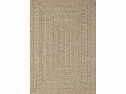Alfombra Kansas Exterior Interior Aspecto Yute Resistente intemperie liso - Naturaleza - 240 x 340 cm^the carpet Outlet