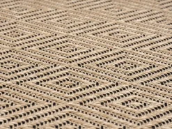 the carpet Alfombra De Exterior|Alfombra Kansas Exterior Interior Aspecto Yute Resistente Diamante Intemperie - Naturaleza - 120 x 170 cm