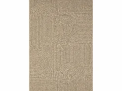 the carpet Alfombra Kansas Exterior Interior Aspecto Yute Resistente intemperie - Naturaleza - 240 x 340 cm Color natural claro