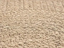 the carpet Alfombra Kansas Exterior Interior Aspecto Yute Resistente intemperie - Naturaleza - 240 x 340 cm Color natural claro