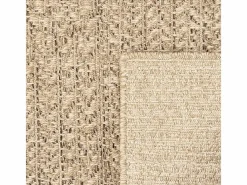 the carpet Alfombra Kansas Exterior Interior Aspecto Yute Resistente intemperie - Naturaleza - 240 x 340 cm Color natural claro