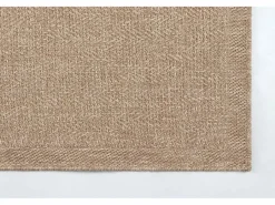 the carpet Alfombra Kansas Exterior Interior Aspecto Yute básico Resistente intemperie - Naturaleza - 80 x 250 cm Color natural claro Online