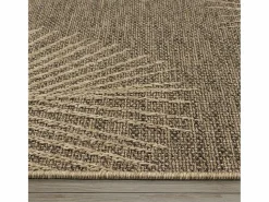 Alfombra Kansas Exterior Interior Aspecto Yute Palma Resistente intemperie - Naturaleza - 80 x 150 cm^the carpet Online