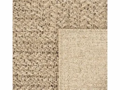 Alfombra Kansas Exterior Interior Aspecto Yute Resistente intemperie liso - Naturaleza - 80 x 150 cm^the carpet Outlet