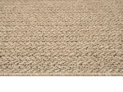 Alfombra Kansas Exterior Interior Aspecto Yute Resistente intemperie liso - Naturaleza - 80 x 150 cm^the carpet Outlet