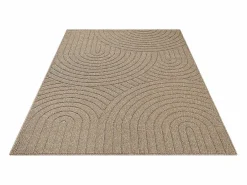the carpet Alfombra Kos exterior moderna arcos, Naturaleza, 160 x 220 cm Beige Best