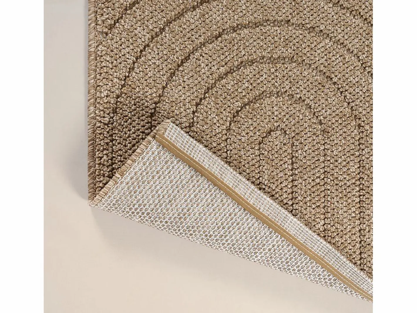 the carpet Alfombra Kos exterior moderna arcos, Naturaleza, 160 x 220 cm Beige Best