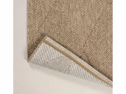 the carpet Alfombra Kos exterior moderna rombos, Naturaleza, 80 x 150 cm Beige Clearance