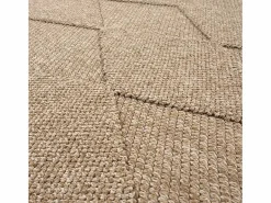 the carpet Alfombra Kos exterior moderna rombos, Naturaleza, 80 x 150 cm Beige Clearance