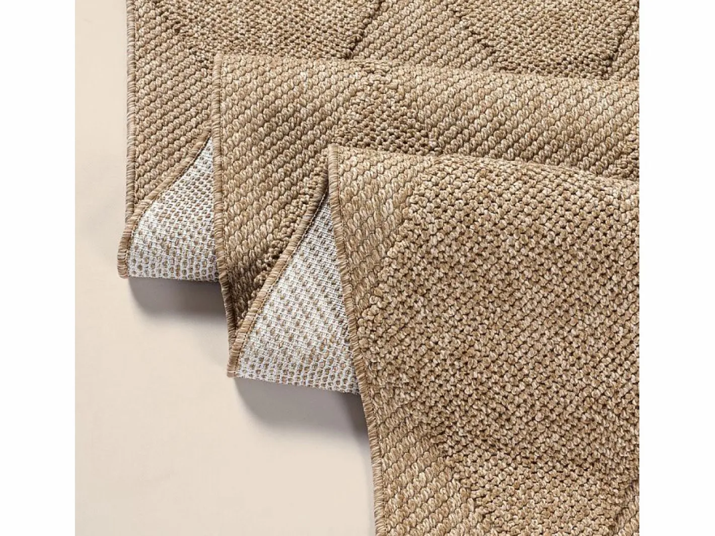 Alfombra Kos exterior moderna rombos, Naturaleza, 120 x 160 cm^the carpet Clearance
