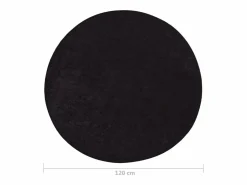 Clicnbuy Alfombra lavable antideslizante f120 cm Gris antracita Hot