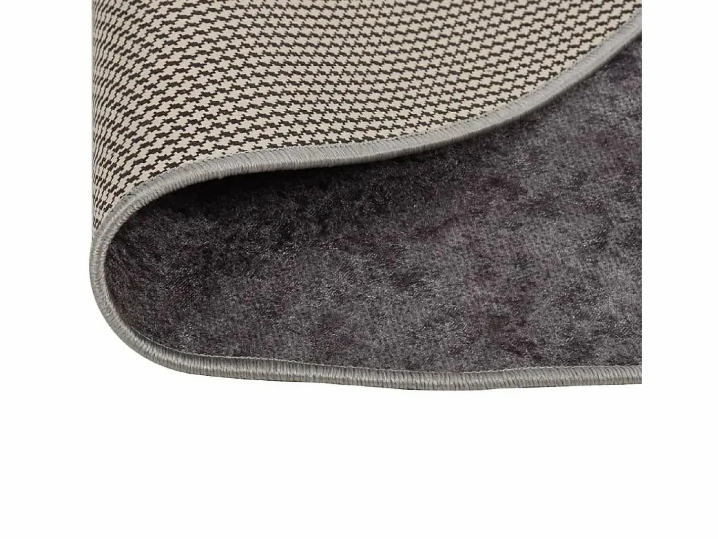 Clicnbuy Alfombra lavable antideslizante f120 cm Gris Sale