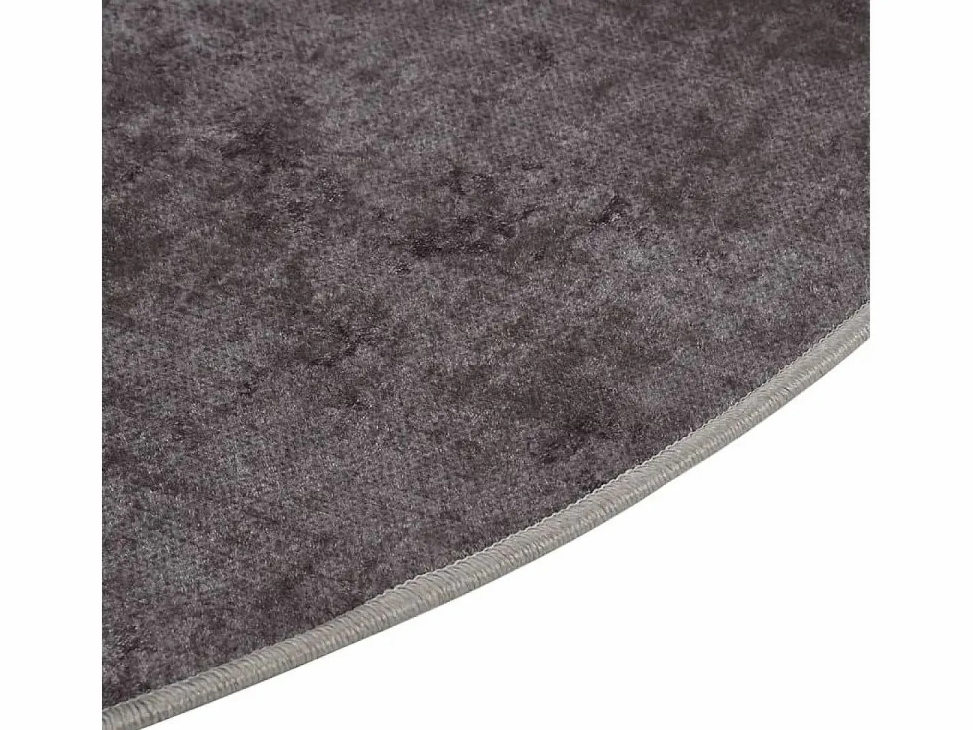 Clicnbuy Alfombra lavable antideslizante f120 cm Gris Sale