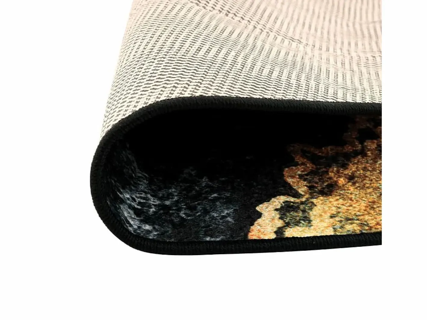 Alfombra lavable antideslizante Ø 120 cm^Clicnbuy Best