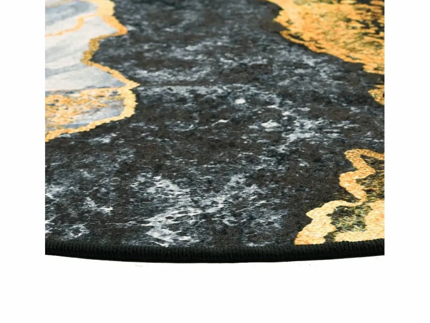 Alfombra lavable antideslizante Ø 120 cm^Clicnbuy Best