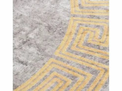 Clicnbuy Alfombra lavable antideslizante f120 cm Gris Discount