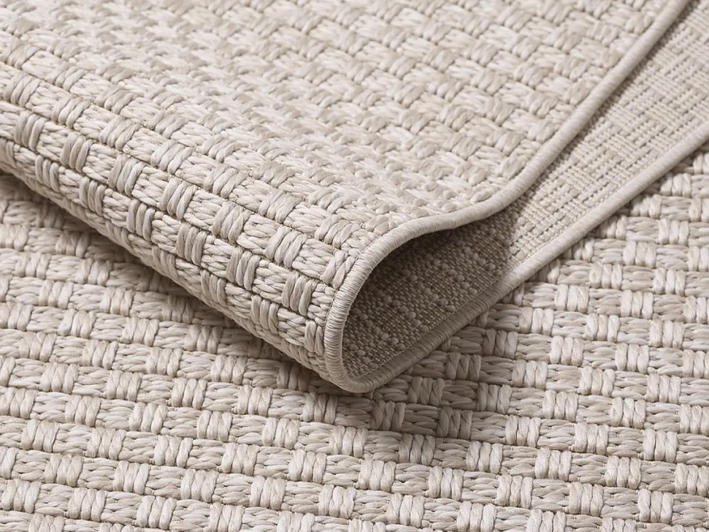 the carpet Alfombra Maldive Exterior Diseño Boho, , 80 x 150 cm Beige Sale