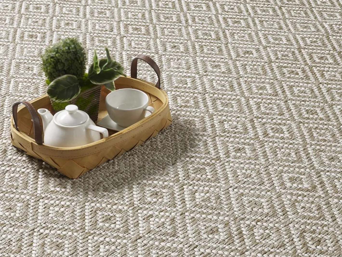 the carpet Alfombra Maldive Exterior Boho Diamante, Marrón, 80 x 250 cm Marru00f3n Clearance