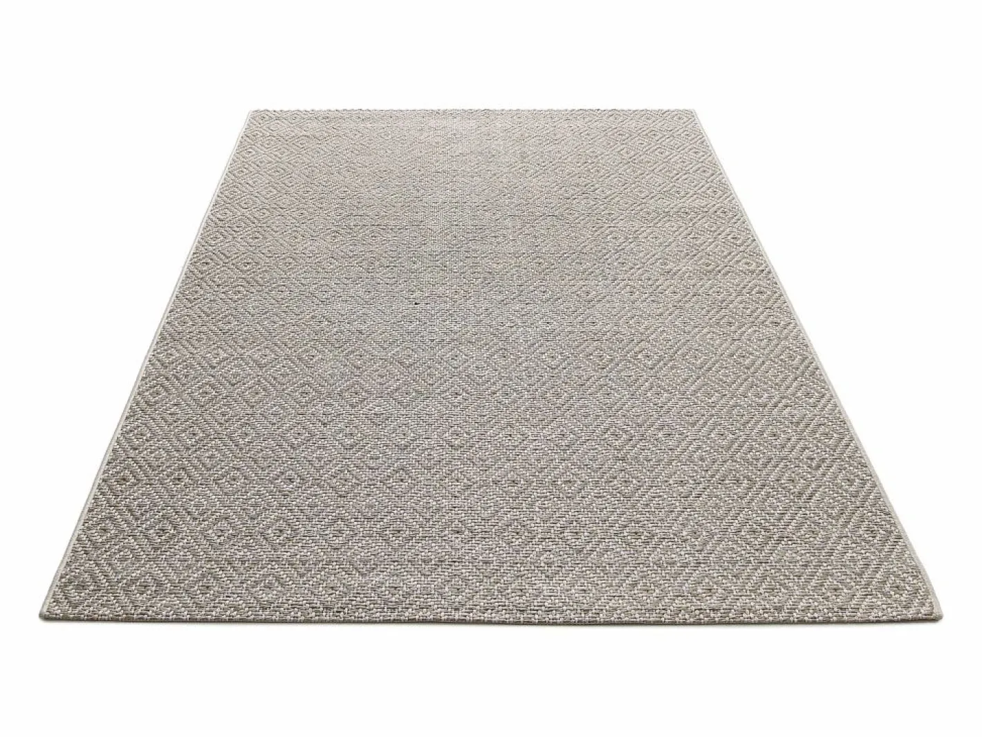 the carpet Alfombra Maldive Exterior Boho Diamante, Marrón, 140 x 200 cm Marru00f3n New