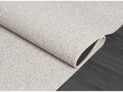 Alfombra Natal moderna uni, antimanchas, , 133 cm redondo^the carpet Clearance