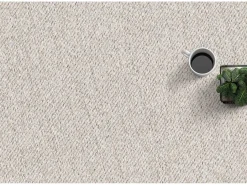 Alfombra Natal moderna uni, antimanchas, , 133 cm redondo^the carpet Clearance