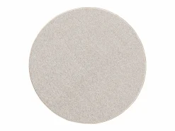 the carpet Alfombra Natal moderna uni, antimanchas, , 80 cm redondo Beige Online