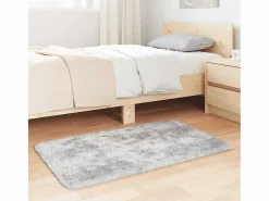 Alfombra NAVARRA Shaggy Plata 60x100 cm Gris Best