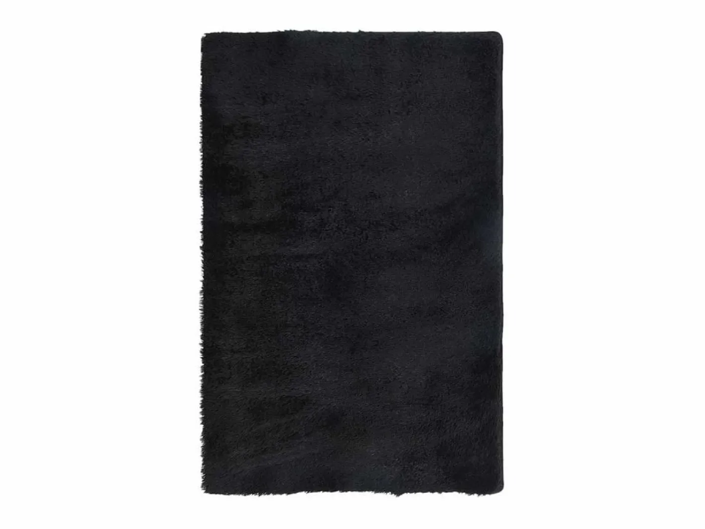 Alfombra NAVARRA Shaggy Negra 130x200 cm Poliéster^ Sale