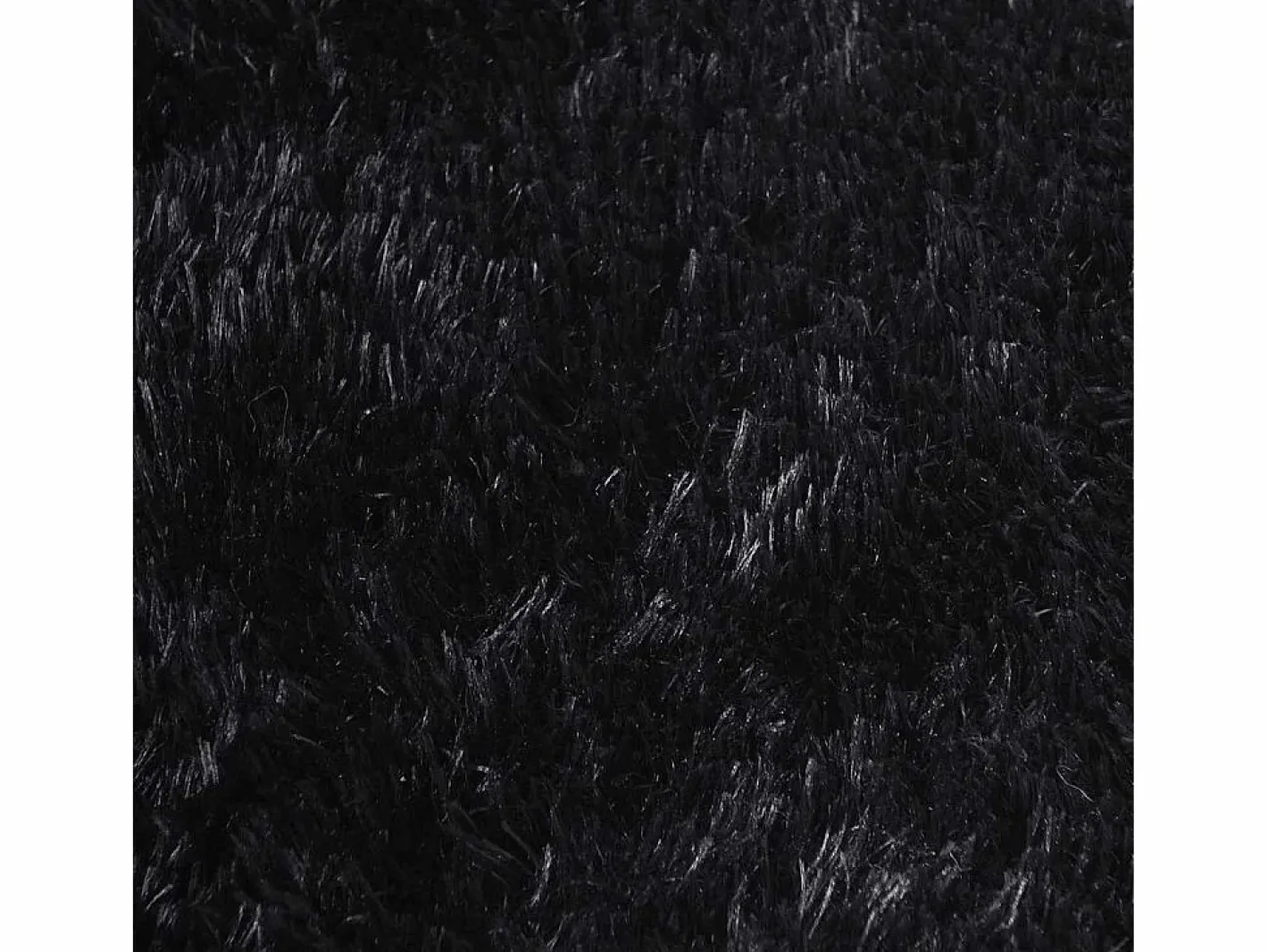Alfombra NAVARRA Shaggy Negra 130x200 cm Poliéster^ Sale