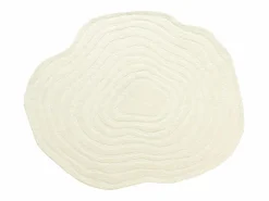 OZAIA Alfombra De Salón|Alfombra orgánica en relieve 100% lana tufting tejida a mano, Diám.160 cm, , 2100g/m², ORENIA