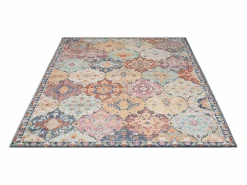 the carpet Alfombra De Exterior|Alfombra Palma Exterior Ornamento, Multi, 80 x 150 cm