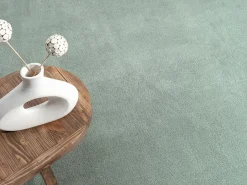 the carpet Alfombra Redonda|Alfombra pelo corto lavable antideslizante - Verde - 120 cm Redondo - RELAX