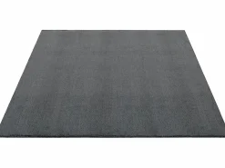 Alfombra pelo corto lavable antideslizante - Antracita - 240 x 340 cm - RELAX^the carpet Outlet